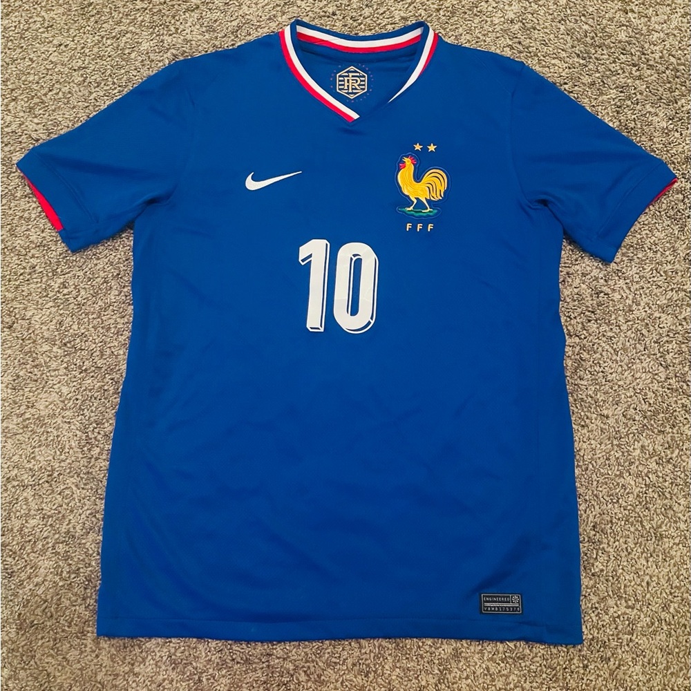 2024 France national team home jersey#10 MBAPPE.
Kids, sz:XL